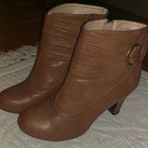 Brown booties